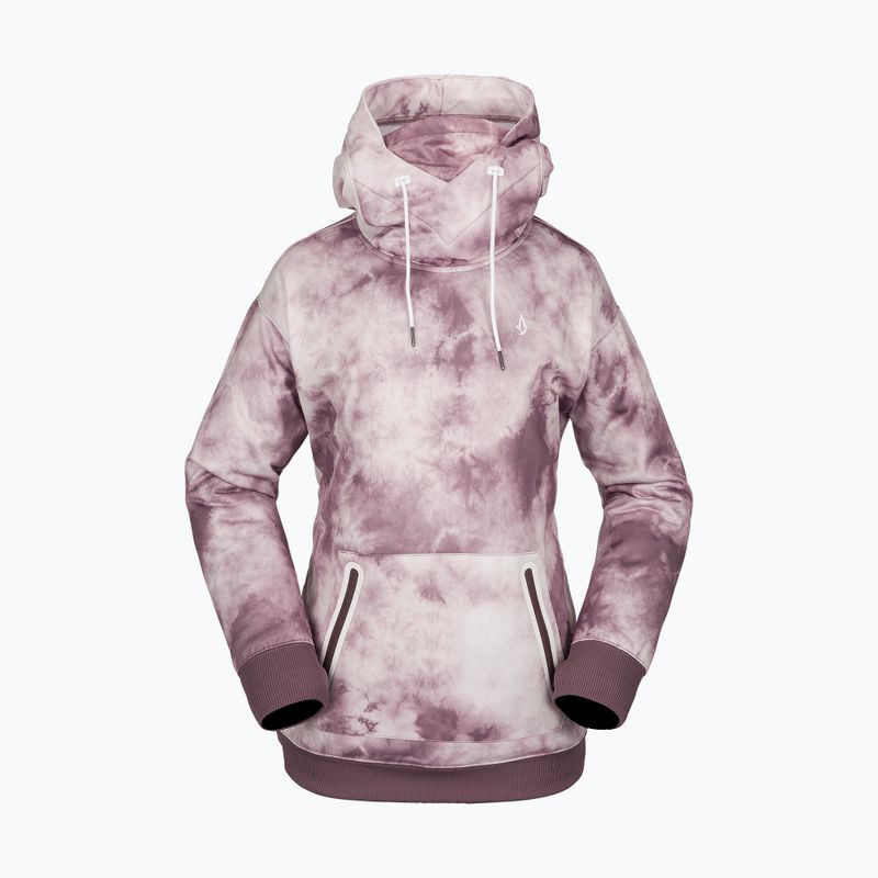 Hanorac cu glugă Volcom Spring Shred Hoody roz H4152303 pentru femei 7