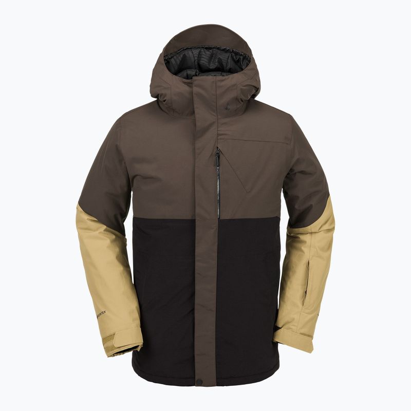 Geacă de snowboard pentru bărbați Volcom L Ins Gore-Tex brown