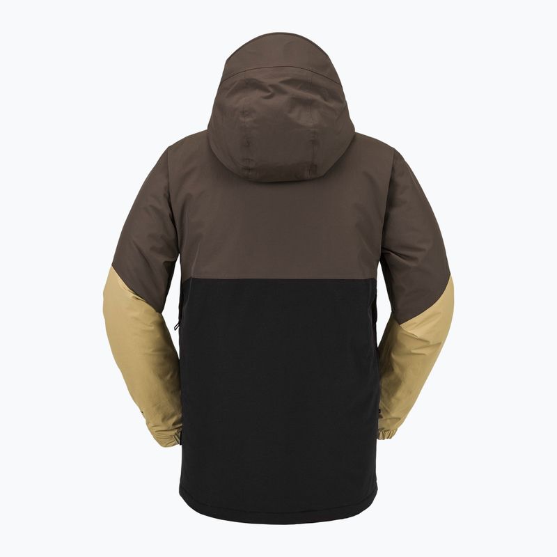 Geacă de snowboard pentru bărbați Volcom L Ins Gore-Tex brown 2