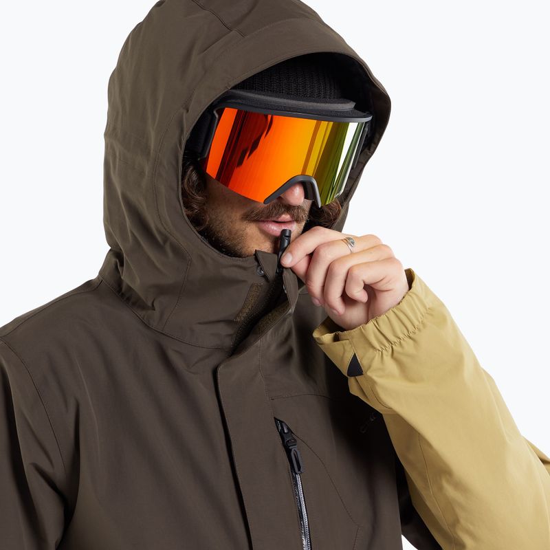 Geacă de snowboard pentru bărbați Volcom L Ins Gore-Tex brown 4