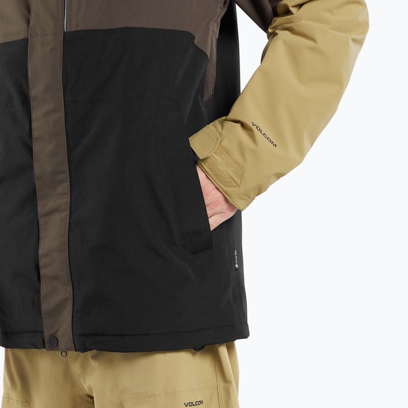 Geacă de snowboard pentru bărbați Volcom L Ins Gore-Tex brown 6