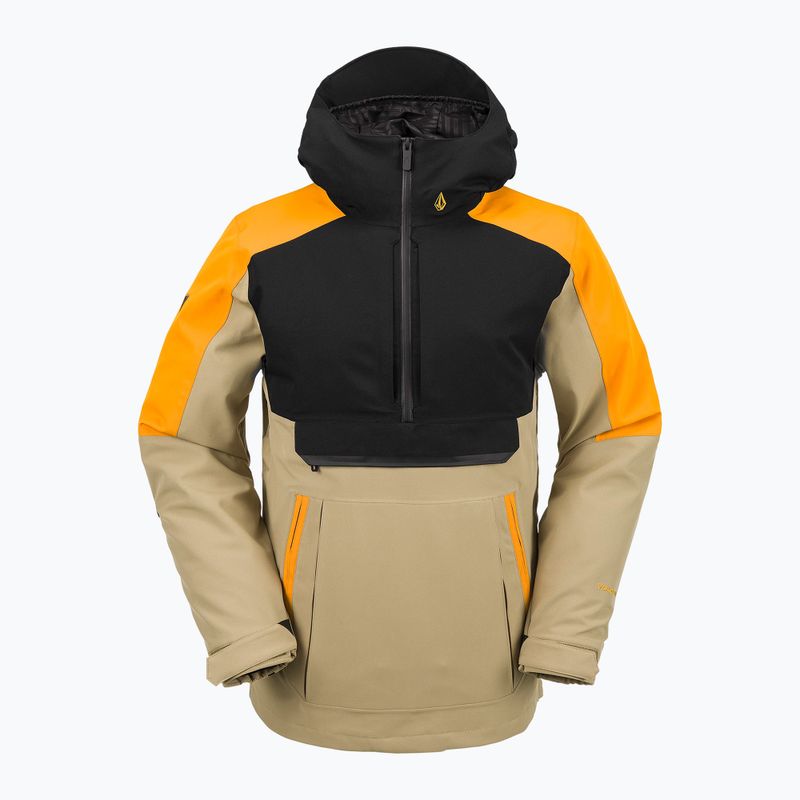 Geacă de snowboard pentru bărbați Volcom Brighton Pullover gold 8