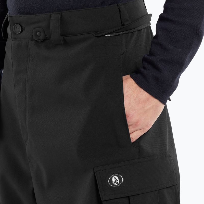 Pantaloni de snowboard pentru bărbați Volcom Nwrk Baggy black 4