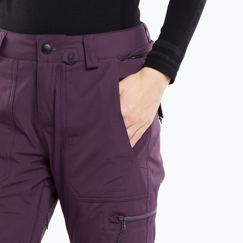 Pantaloni de snowboard pentru femei Volcom Knox Ins Gore-Tex blackberry 4