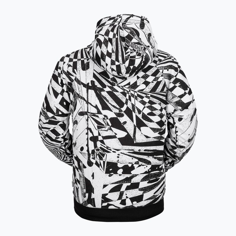 Bluză de snowboard pentru bărbați Volcom Hydro Riding Hoodie black/white 6