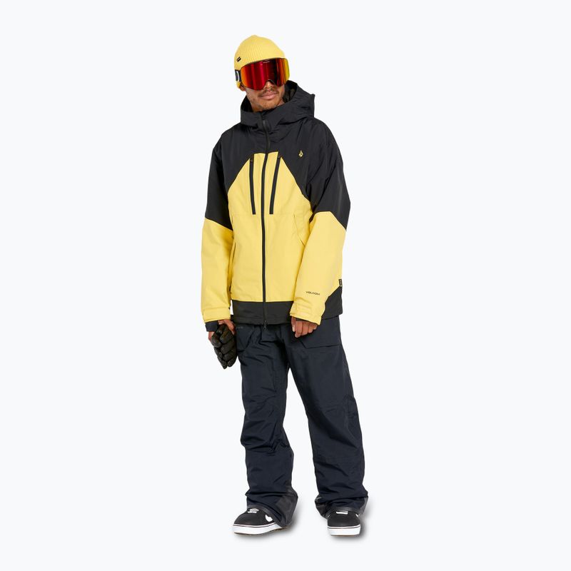 Geacă de snowboard pentru bărbați Volcom Tds 2L Gore-Tex dark yellow 2