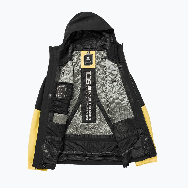 Geacă de snowboard pentru bărbați Volcom Tds 2L Gore-Tex dark yellow 12