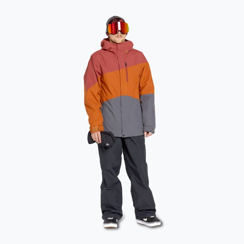 Geacă de snowboard pentru bărbați Volcom Primry Ins caramel 2