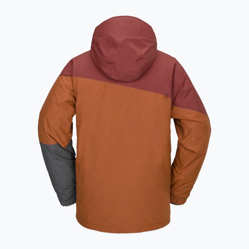 Geacă de snowboard pentru bărbați Volcom Primry Ins caramel 5