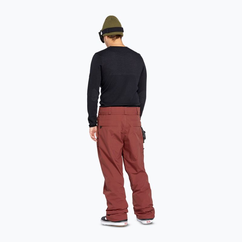 Pantaloni de snowboard pentru bărbați Volcom L Gore-Tex redwood 3