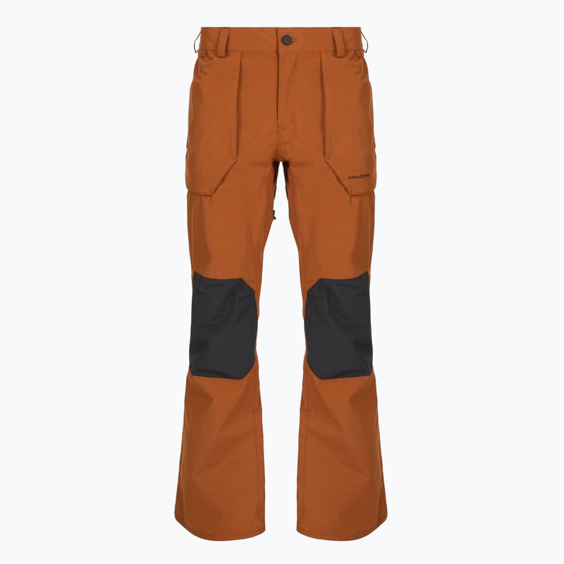 Pantaloni de snowboard pentru bărbați Volcom Roan caramel 7