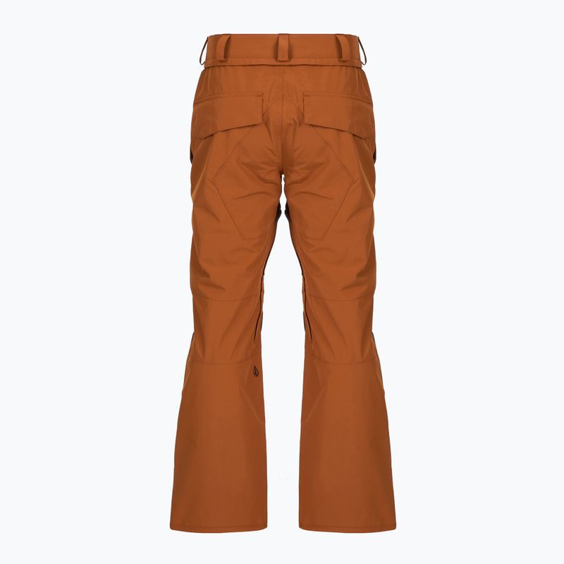 Pantaloni de snowboard pentru bărbați Volcom Roan caramel 8