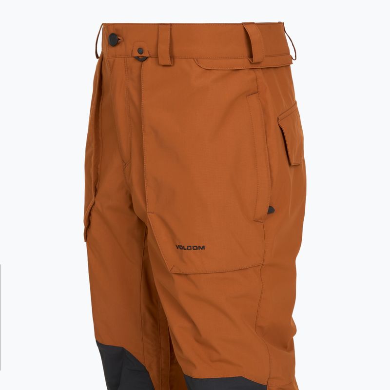 Pantaloni de snowboard pentru bărbați Volcom Roan caramel 9