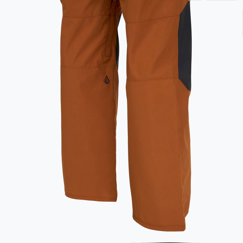 Pantaloni de snowboard pentru bărbați Volcom Roan caramel 10