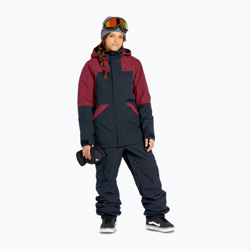 Geacă de snowboard pentru femei  Volcom Shelter 3D Stretch burgundy 2