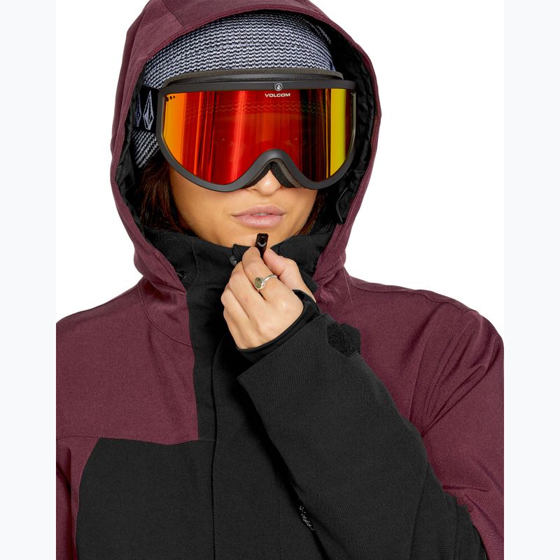 Geacă de snowboard pentru femei  Volcom Shelter 3D Stretch burgundy 4