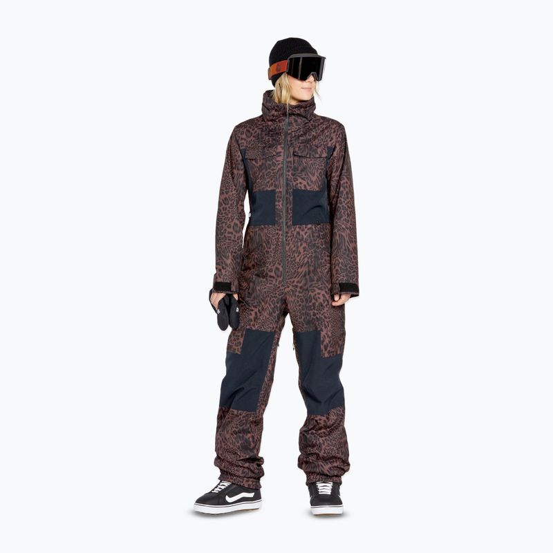 Costum de snowboard petru femei Volcom Shiloh Snow leopard 3