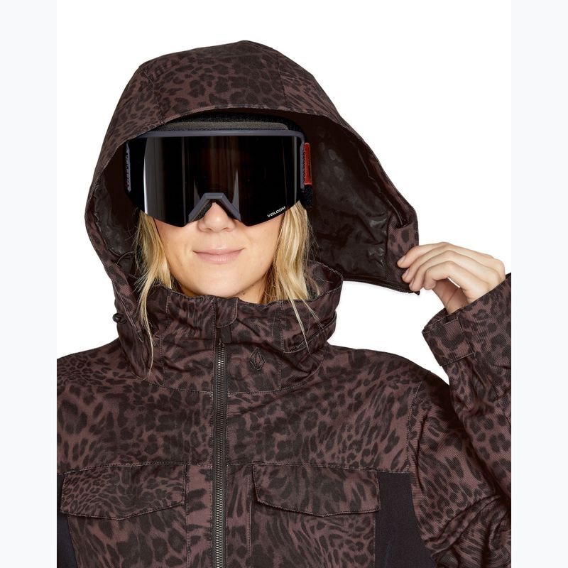 Costum de snowboard petru femei Volcom Shiloh Snow leopard 6