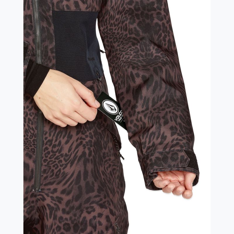 Costum de snowboard petru femei Volcom Shiloh Snow leopard 8