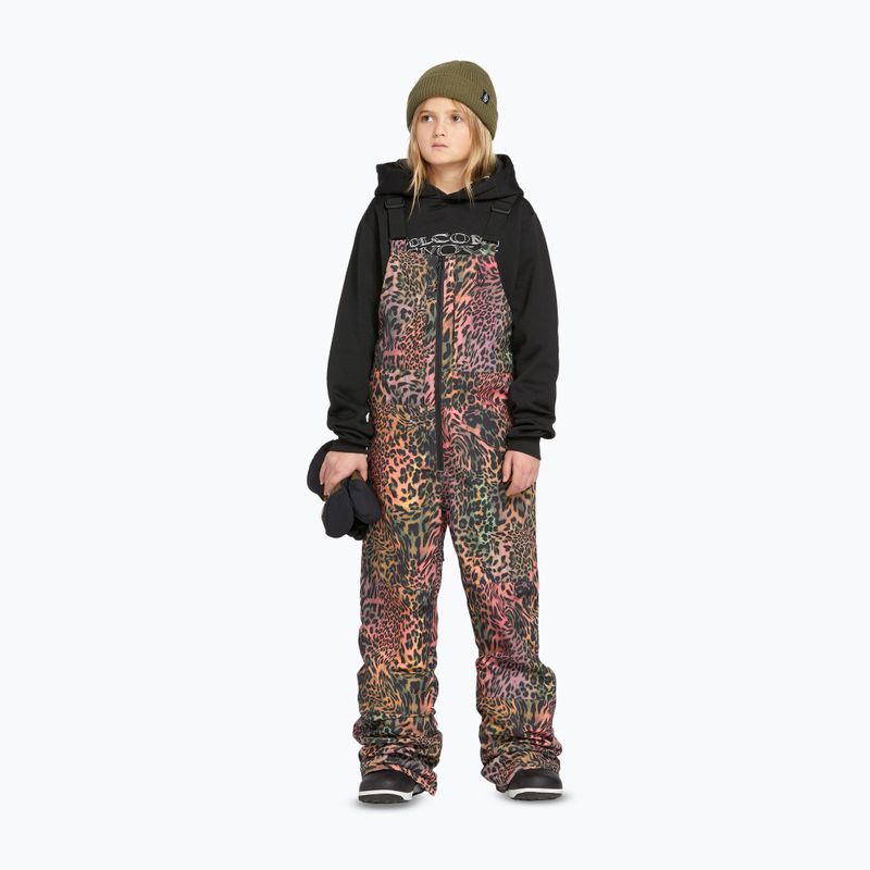 Pantaloni de snowboard pentru copii Volcom Barkley Ins Bib Overall acid