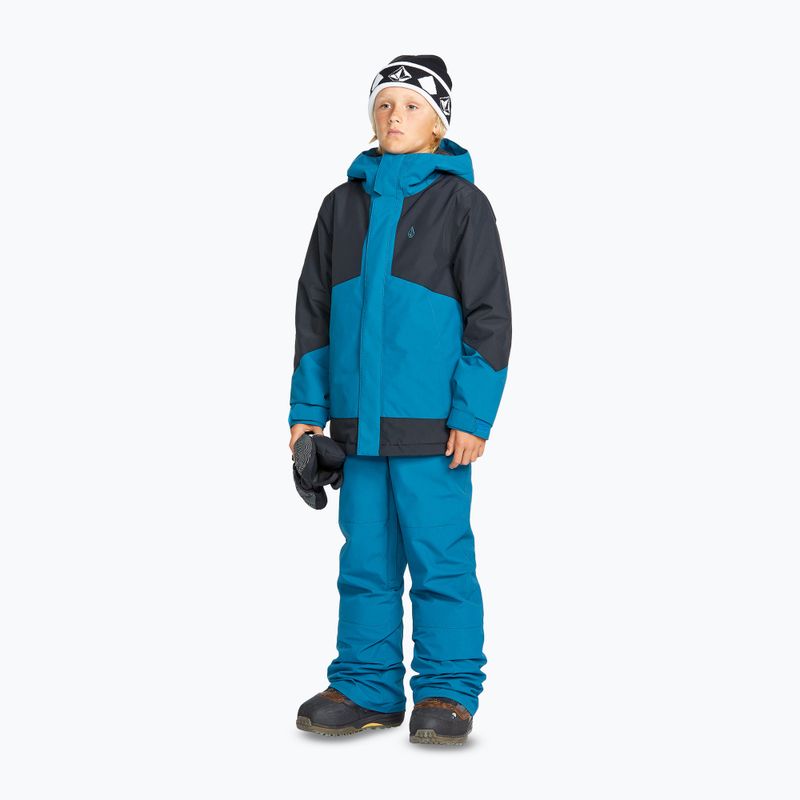 Pantaloni de snowboard pentru copii  Volcom Barkley Ins Bib Overall cobalt 2