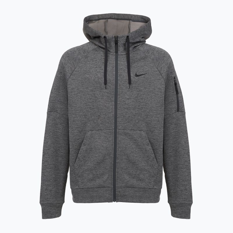 Bluză de antrenament pentru bărbați Nike Therma Fit Full-Zip charcoal heather/dark smoke grey/black 8