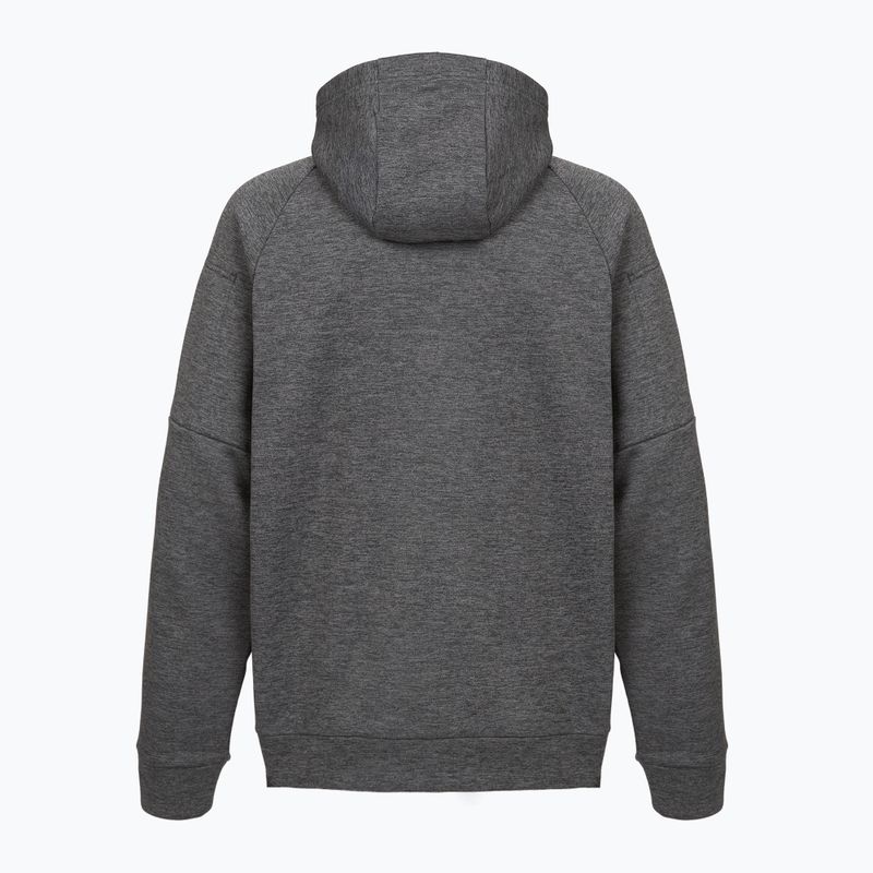 Bluză de antrenament pentru bărbați Nike Therma Fit Full-Zip charcoal heather/dark smoke grey/black 9