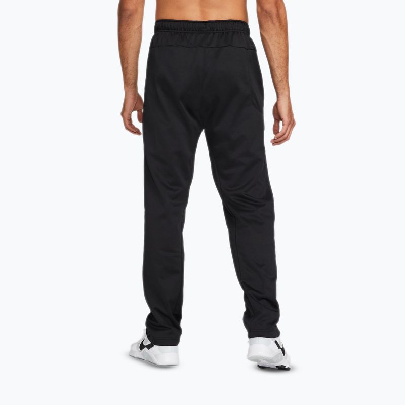 Pantaloni de antrenament Nike Therma-FIT Open Hem black/black/white 3