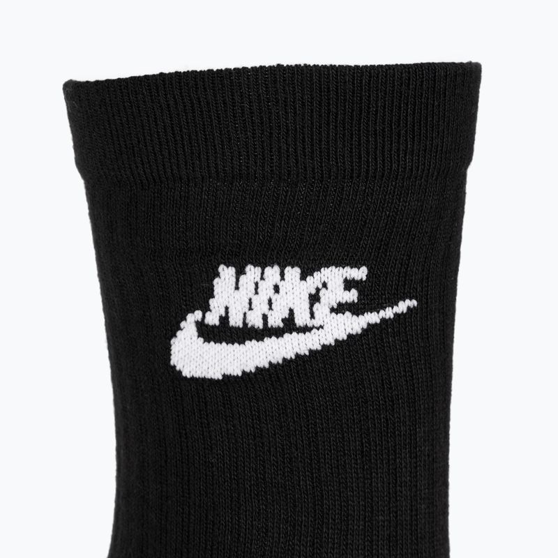 Șosete Nike Sportswear Everyday Essential 3 perechi black/white 3