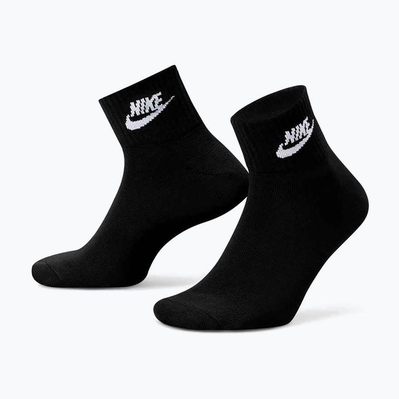 Șosete Nike Everyday Essential 3 perechi black/white 8