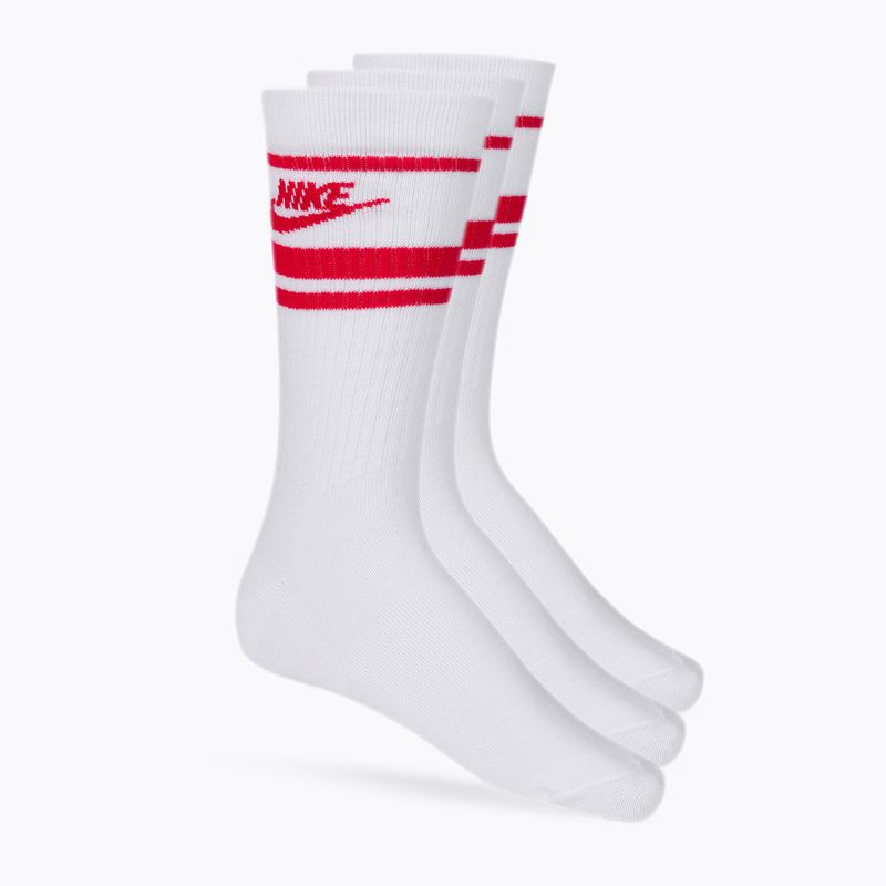 Nike Sportswear Everyday Essential șosete de antrenament roșu și alb DX5089-102