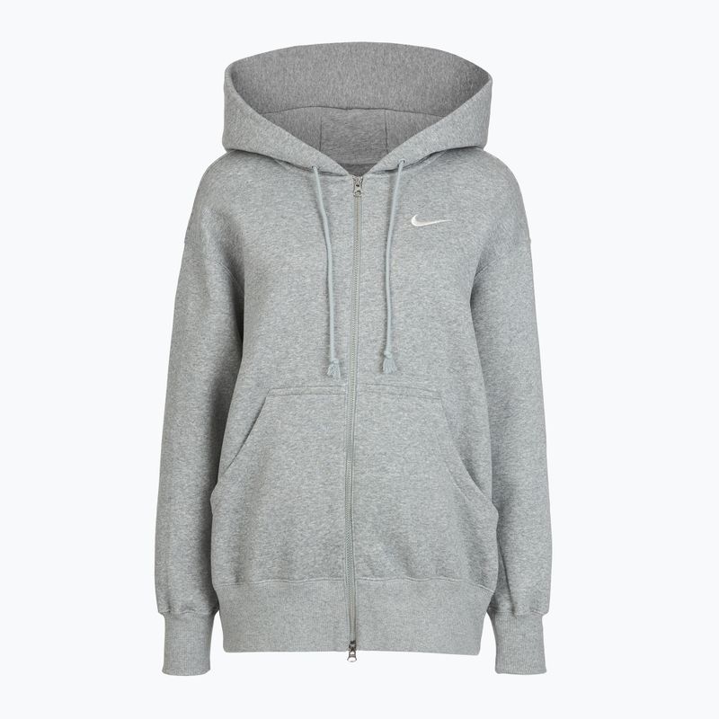 Bluză pentru femei  Nike Sportswear Phoenix Fleece dark grey heather/sail 10