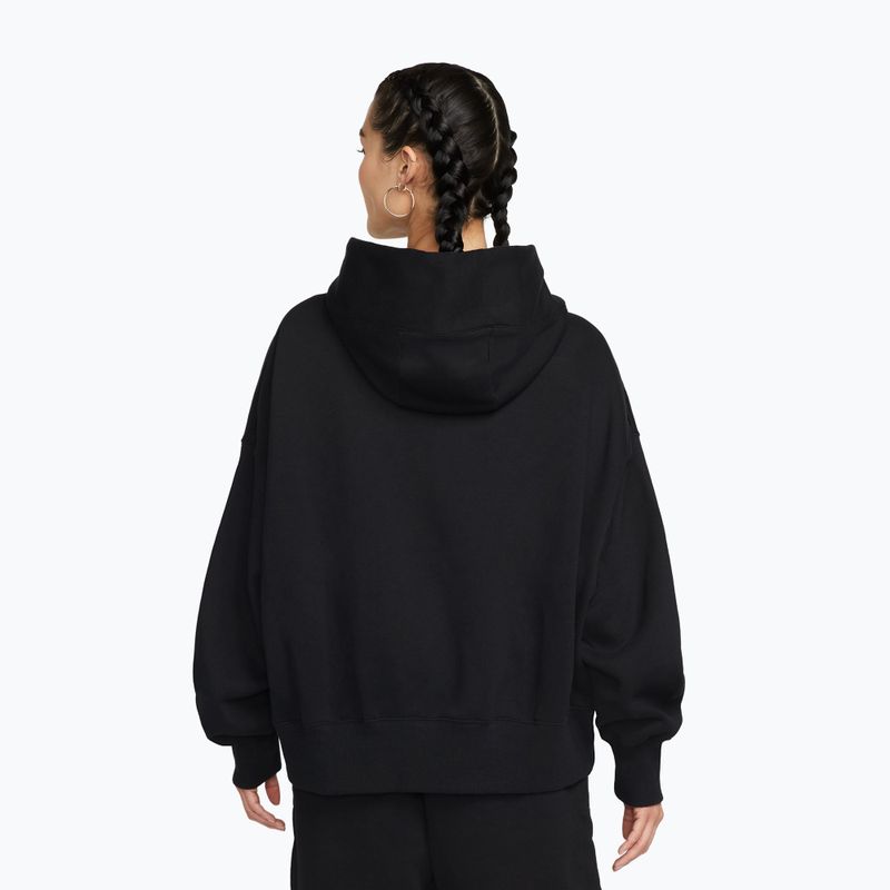 Bluză pentru femei Nike Sportswear Phoenix Fleece Oversized black/sail 3