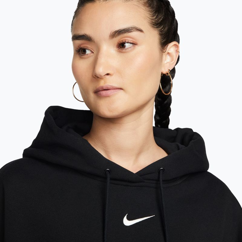Bluză pentru femei Nike Sportswear Phoenix Fleece Oversized black/sail 5