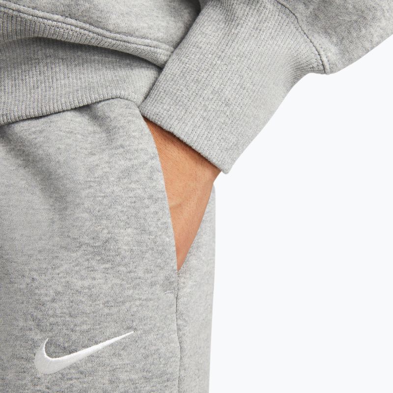 Bluză pentru femei Nike Sportswear Phoenix Fleece Oversized dark grey heather/sail 7