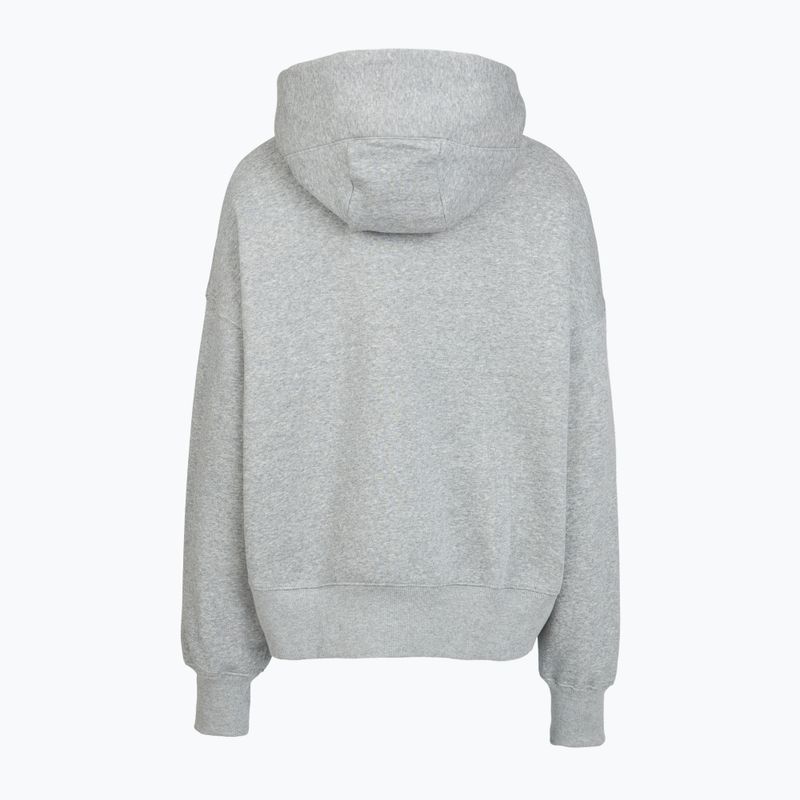 Bluză pentru femei Nike Sportswear Phoenix Fleece Oversized dark grey heather/sail 10