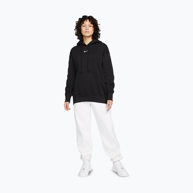 Bluză pentru femei Nike Sportswear Phoenix Fleece Oversized black/sail 2