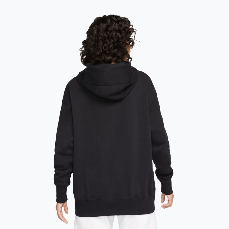 Bluză pentru femei Nike Sportswear Phoenix Fleece Oversized black/sail 3