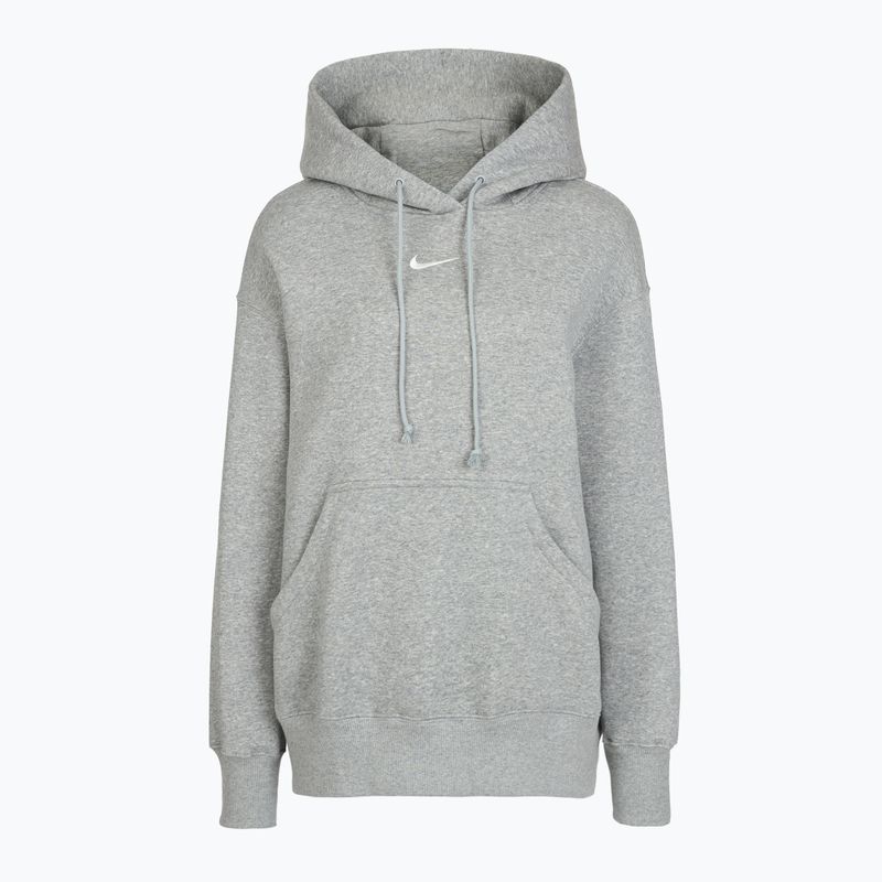 Bluză pentru femei  Nike Sportswear Phoenix Fleece Oversized dark grey heather/sail 6