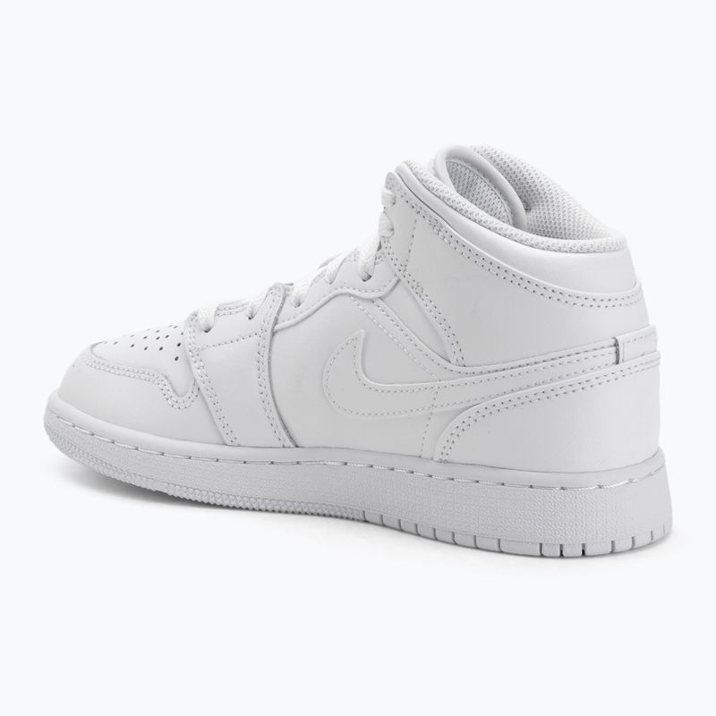Încălțăminte Jordan 1 Mid white/white/white 3