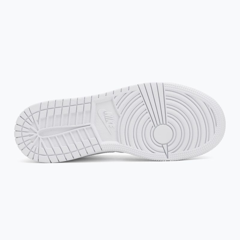 Încălțăminte pentru copii Nike Jordan 1 Mid white/white/white 4