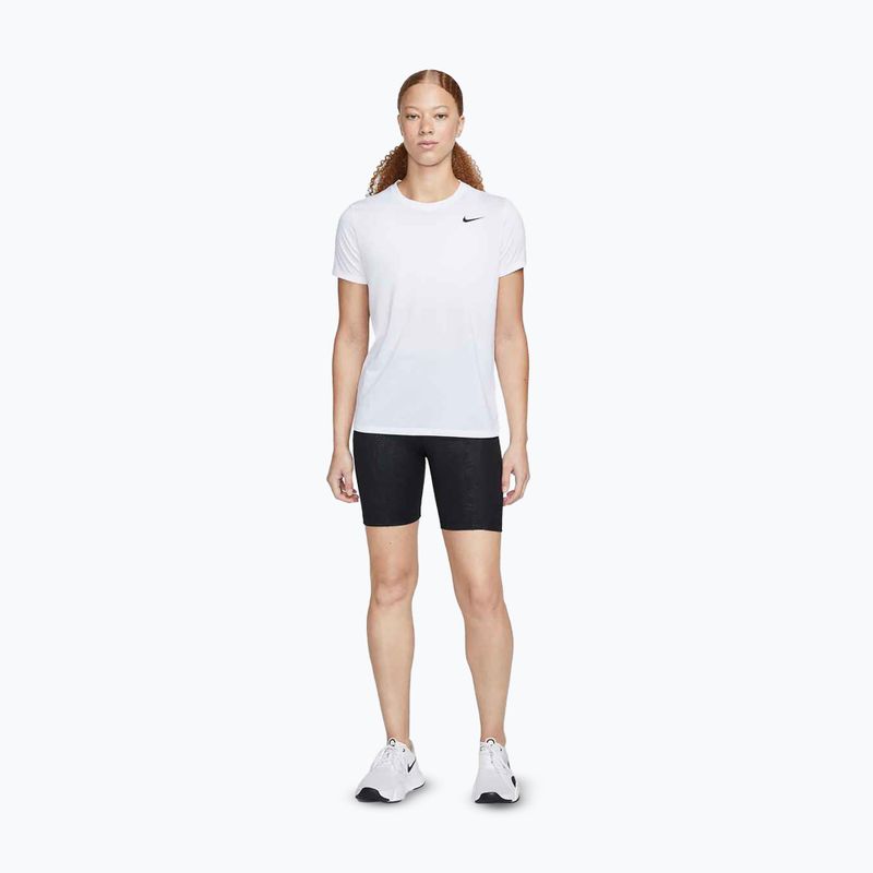 Tricou de antrenament pentru femei Nike Dri-Fit white/black 2