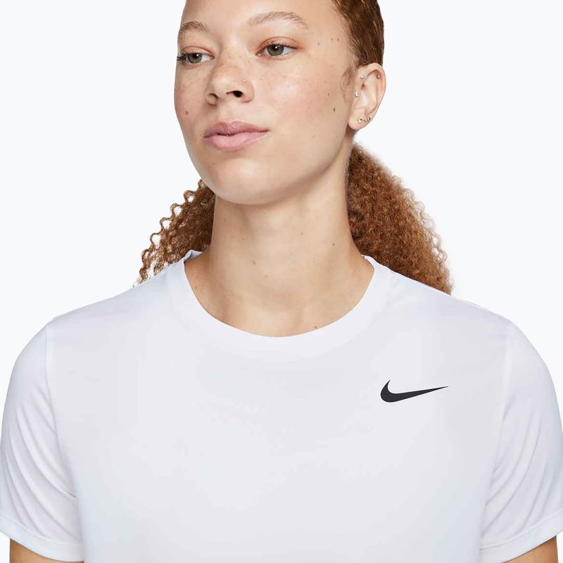 Tricou de antrenament pentru femei Nike Dri-Fit white/black 4