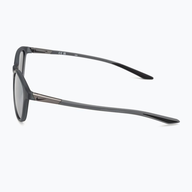 Ochelari de soare Nike Evolution gri închis mat/strălucitoare argintie mată 4