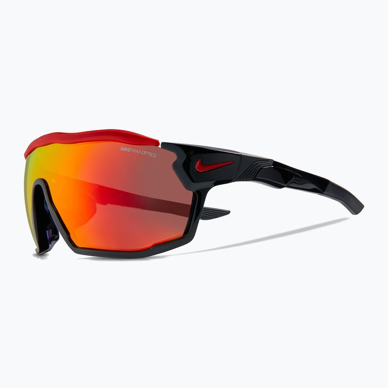 Ochelari de soare  Nike Show X Rush black/red mirror