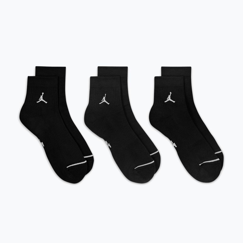 Șosete Nike Jordan Everyday Ankle 3 perechi black/white 6