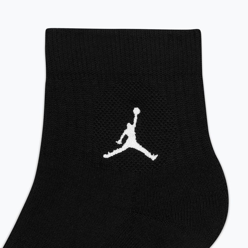 Șosete Nike Jordan Everyday Ankle 3 perechi black/white 9