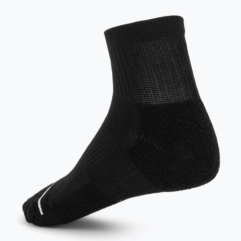 Șosete Nike Jordan Everyday Ankle 3 perechi black/white 2