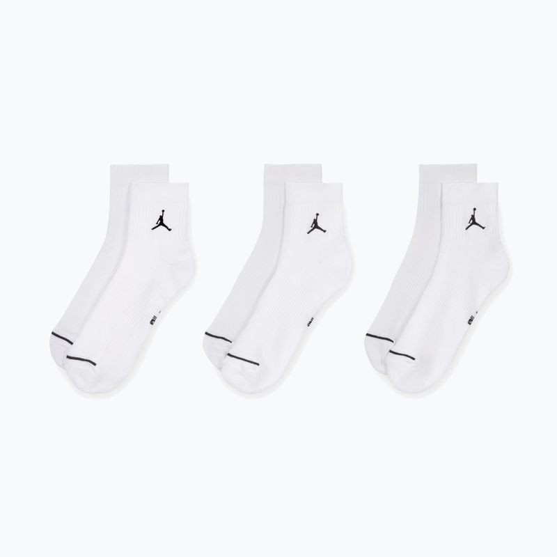Șosete Nike Jordan Everyday Ankle 3 perechi white/black 7