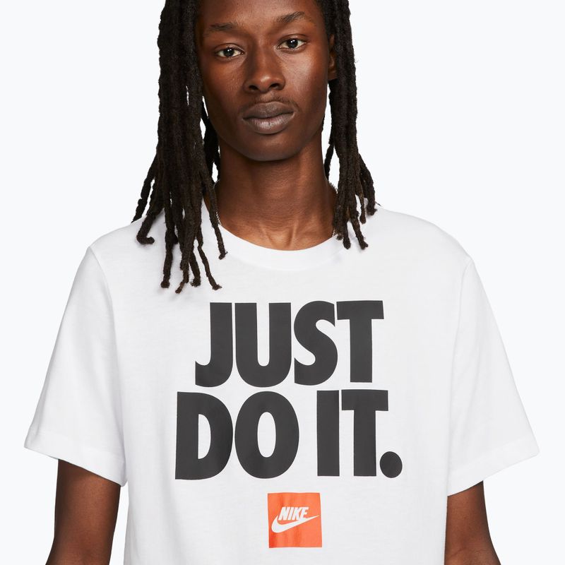 Tricou pentru bărbați Nike Sportswear white/black 4